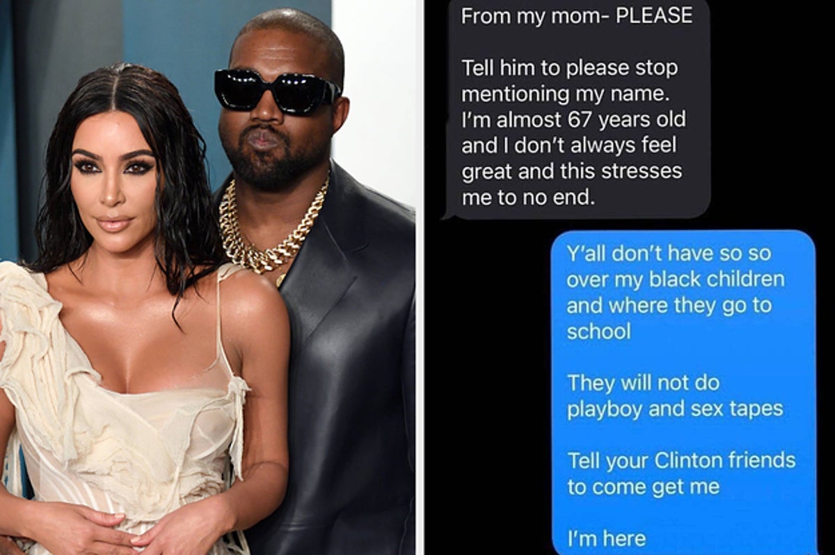 Text Daughter Boyfriend Porn Captions - Kanye West Slams Kris Jenner, Kim Kardashian On Instagram
