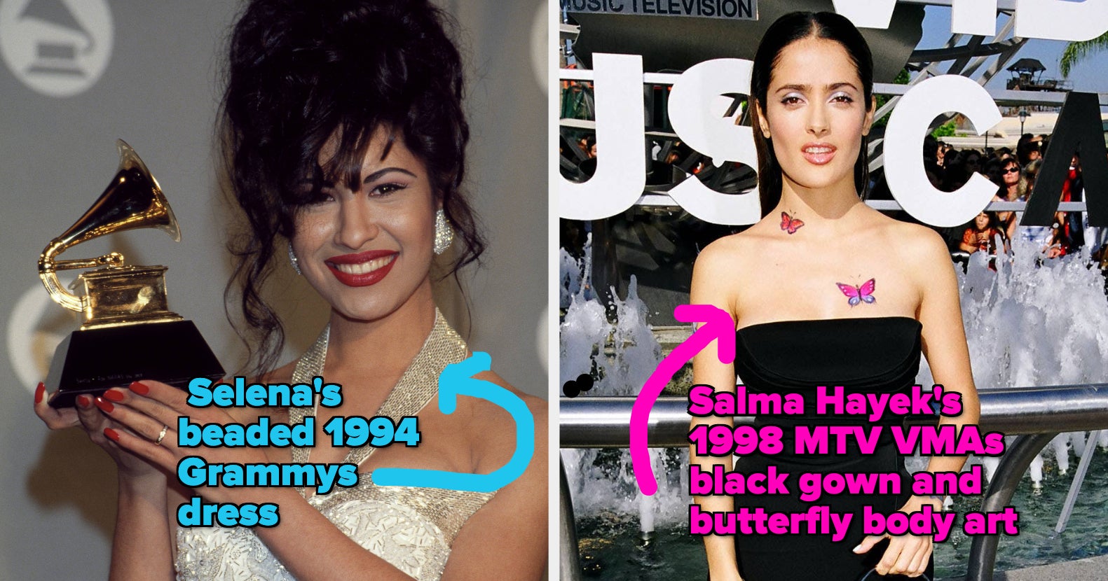 45 Of The Most Iconic Latine Red Carpet Looks Of All Time