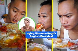 author's reaction to trying english breakfast