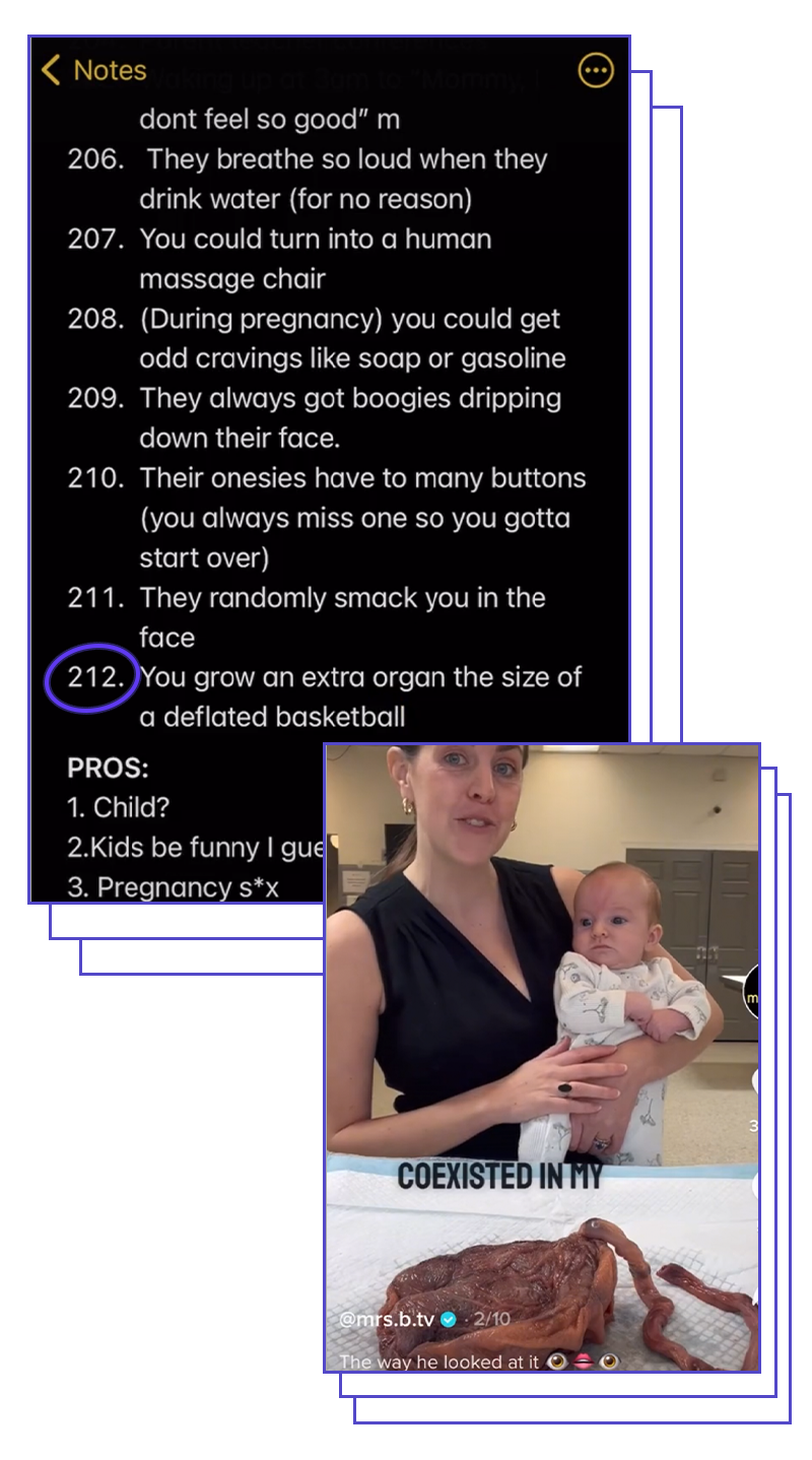 Tiktoks Viral Pregnancy List Has Over 350 Reasons To Avoid Getting Pregnant 