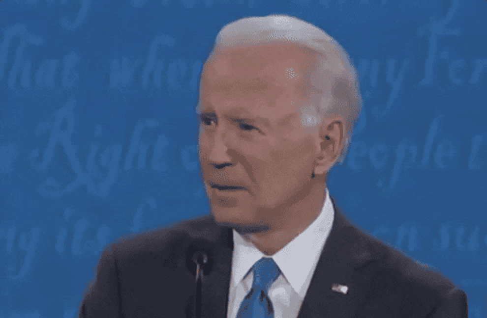 Joe Biden looking confused
