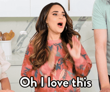 a gif of Rosanna Pansino saying &quot;Oh I love this&quot;