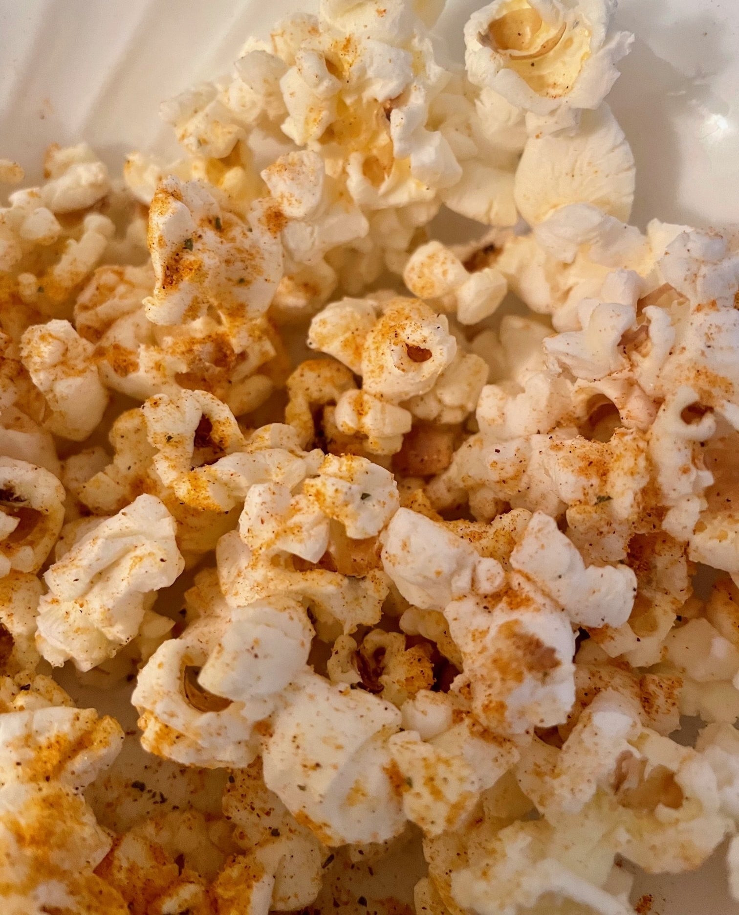 Popcorn with Trader Joe&#x27;s Everything but the Elote Seasoning Blend