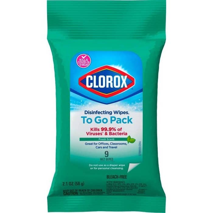 bag of colrox wipes