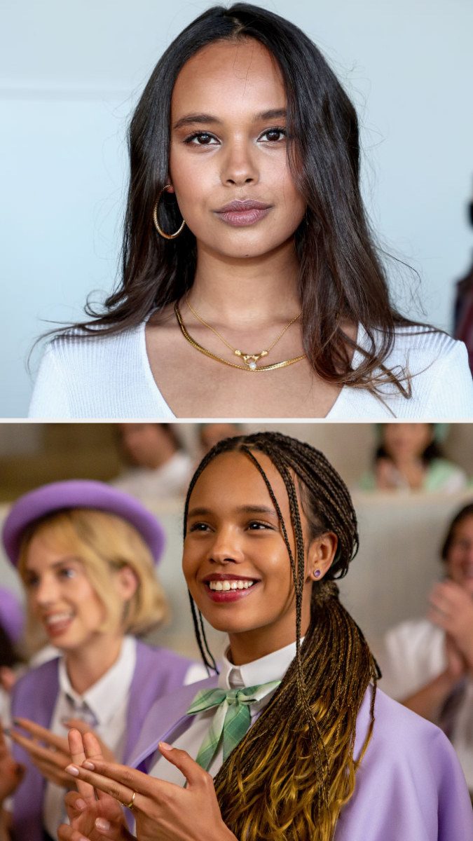 Alisha Boe headshot and screenshot from the movie