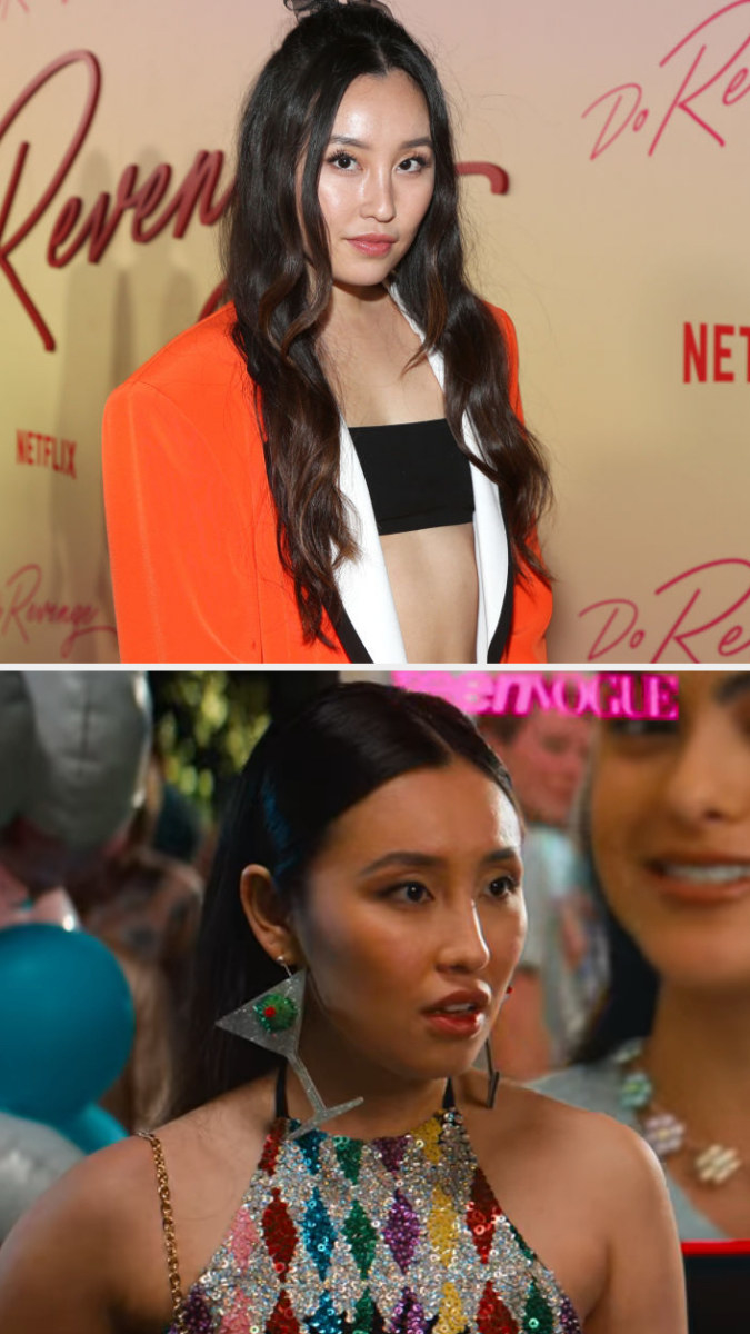 Olivia Sui at an event; Olivia in the movie