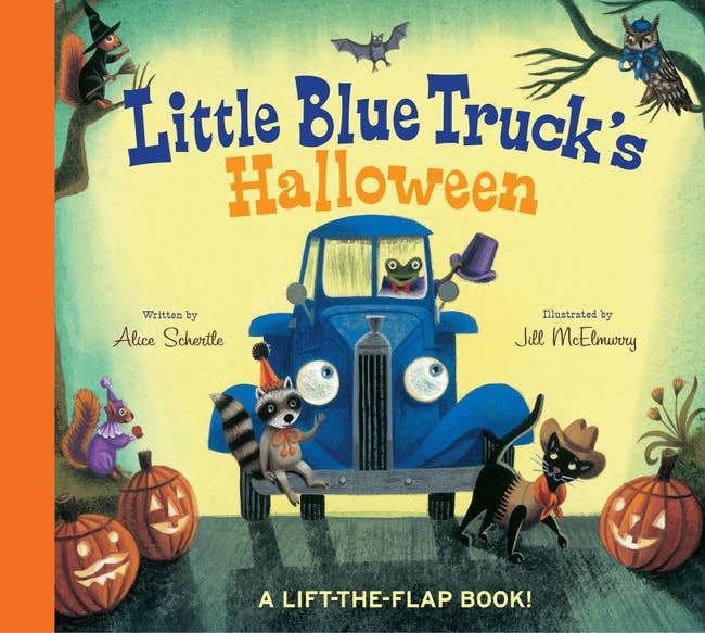 The Little Blue Truck's Halloween Book Cover