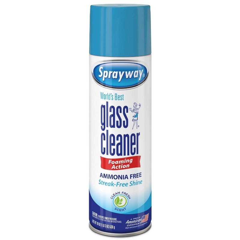 Can of sprayway&#x27;s worlds best glass cleaner