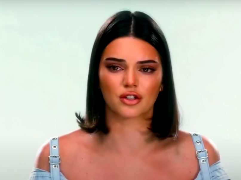 Closeup of Kendall Jenner