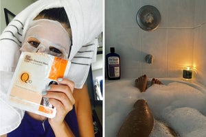 The Sunday Scaries seem to happen less when you've got a bubble bath running, a journal to vent in, and a face mask cleansing your pores.