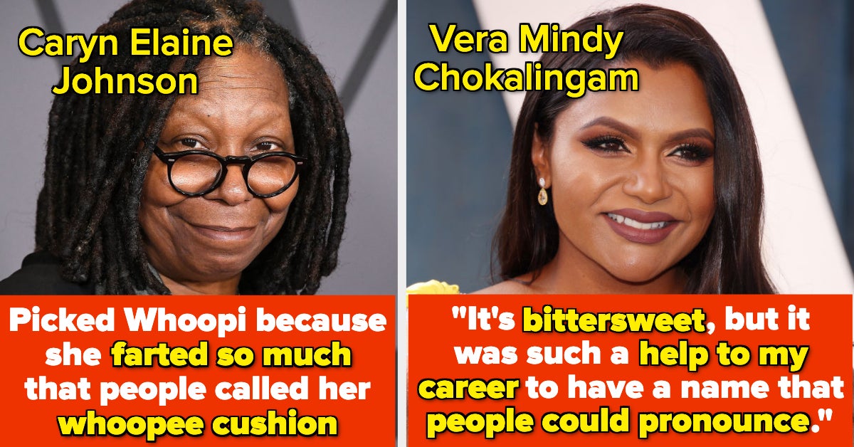 16 Celebrities Who Explained Their Stage Names