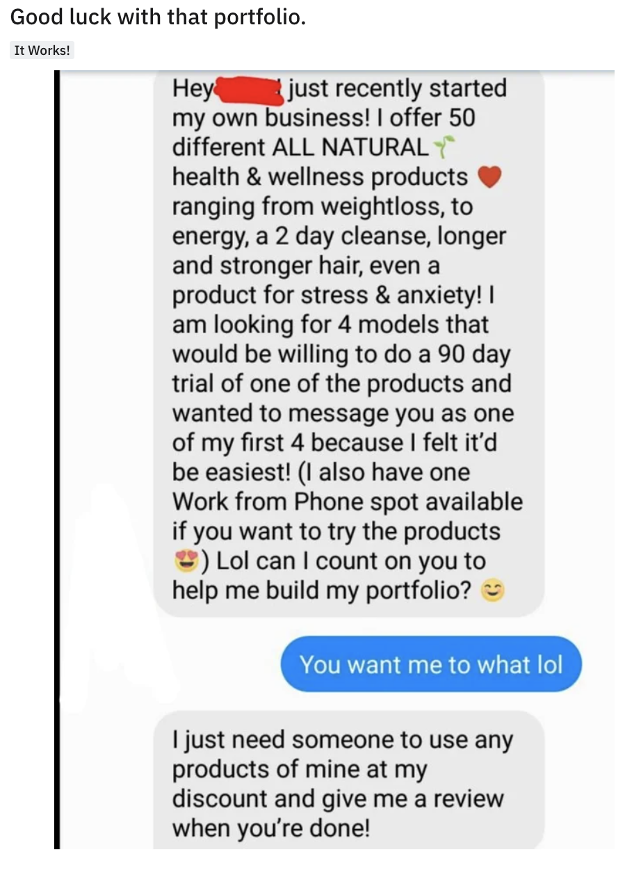 16 Screenshots Of MLM Babes Getting Called Out - 10