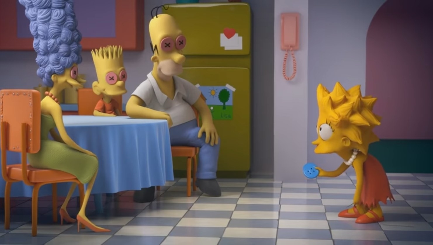 The Simpsons parody Coraline in “Treehouse of Horror XXVIII”