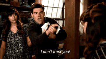 A gif saying &quot;I don&#x27;t trust you&quot;