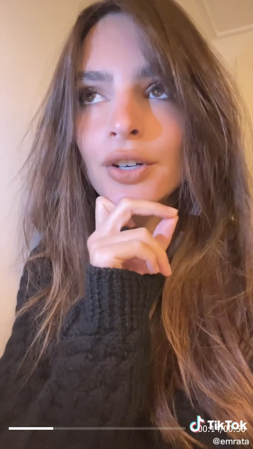 Emily Ratajkowski Reacts To Adam Levine  Cheating  TikTok - 13