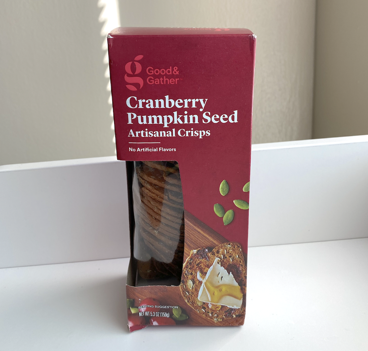 Cranberry Pumpkin Seed Artisanal Crisps