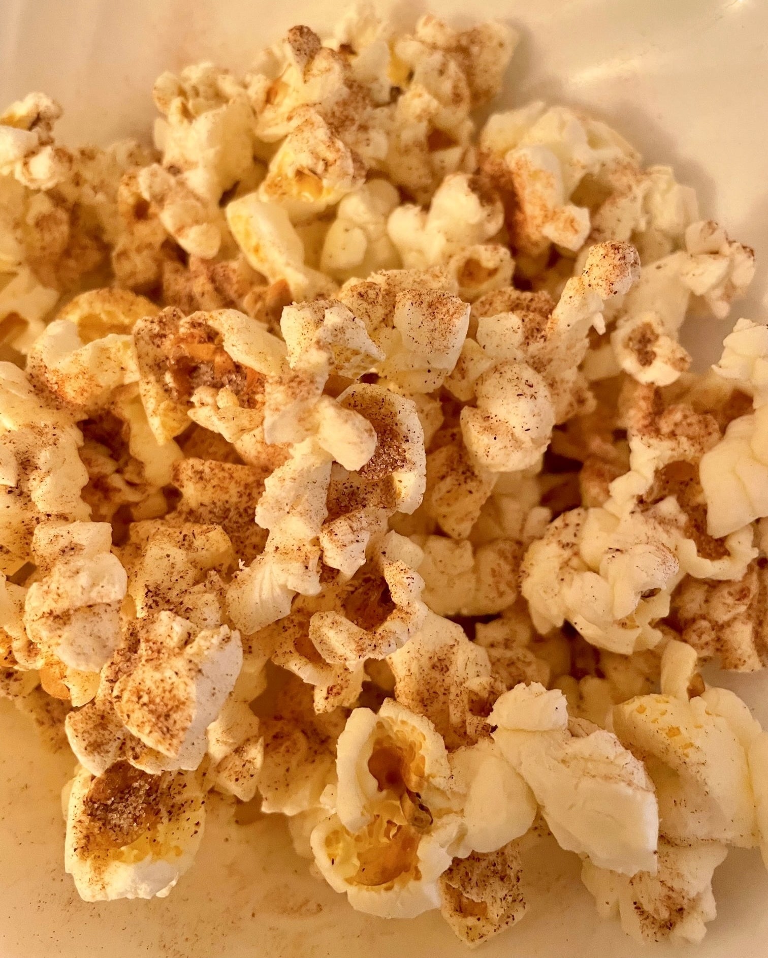 Popcorn with McCormick Cinnamon Sugar
