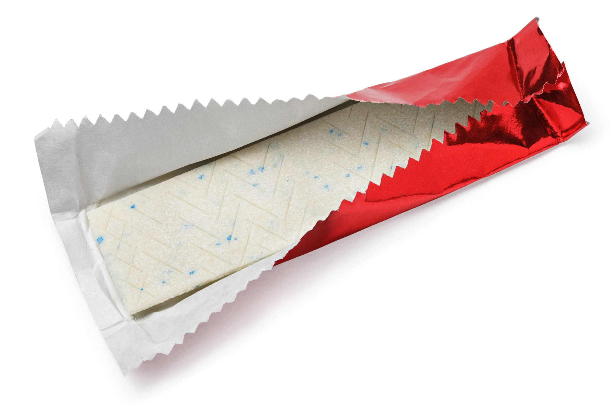 Gum inside a wrapper
