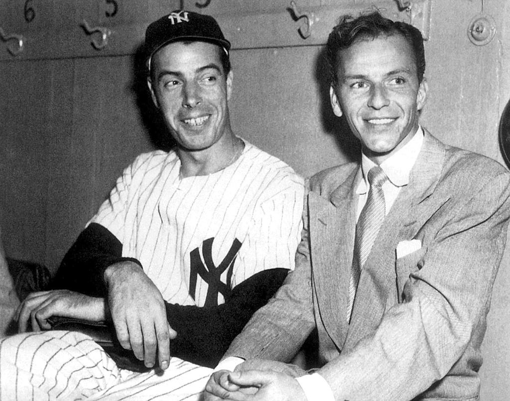 Joe DiMaggio and Frank Sinatra