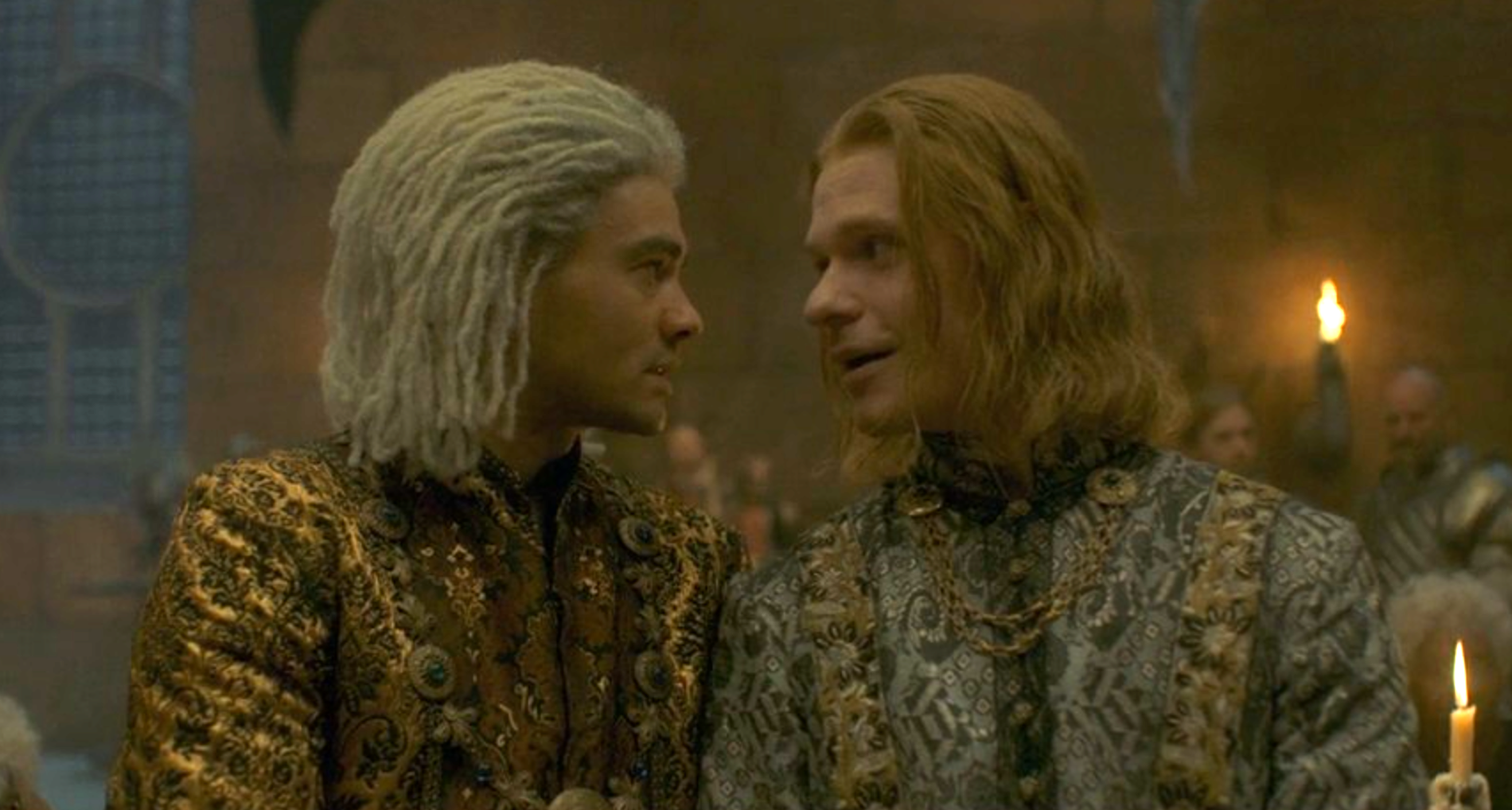 Joffrey speaking to Laenor