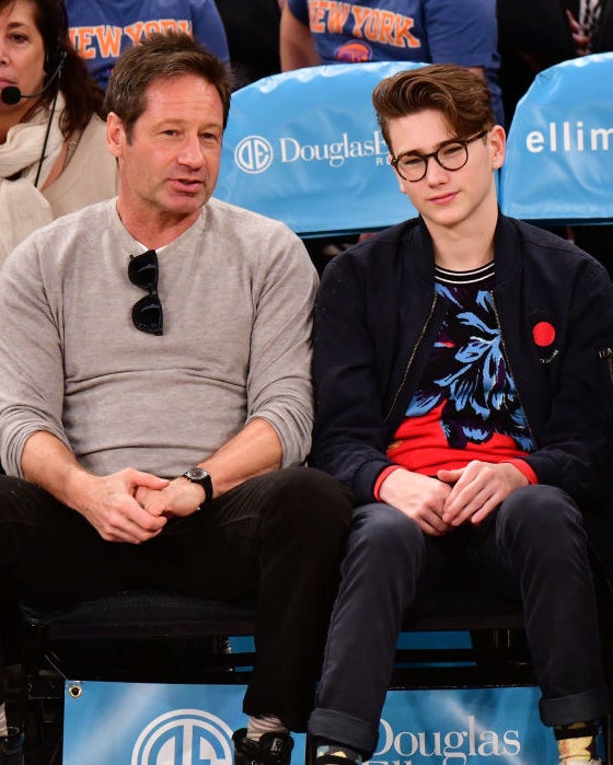 David and Kyd Miller Duchovny