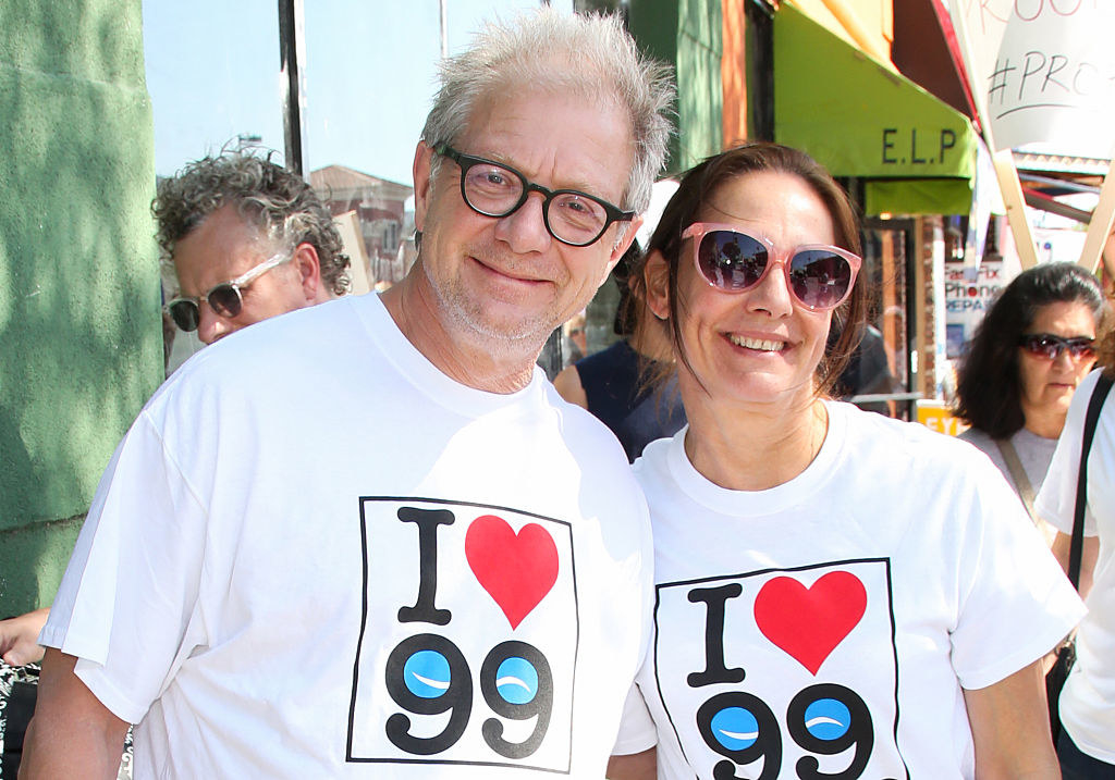Jeff Perry and Laurie Metcalf