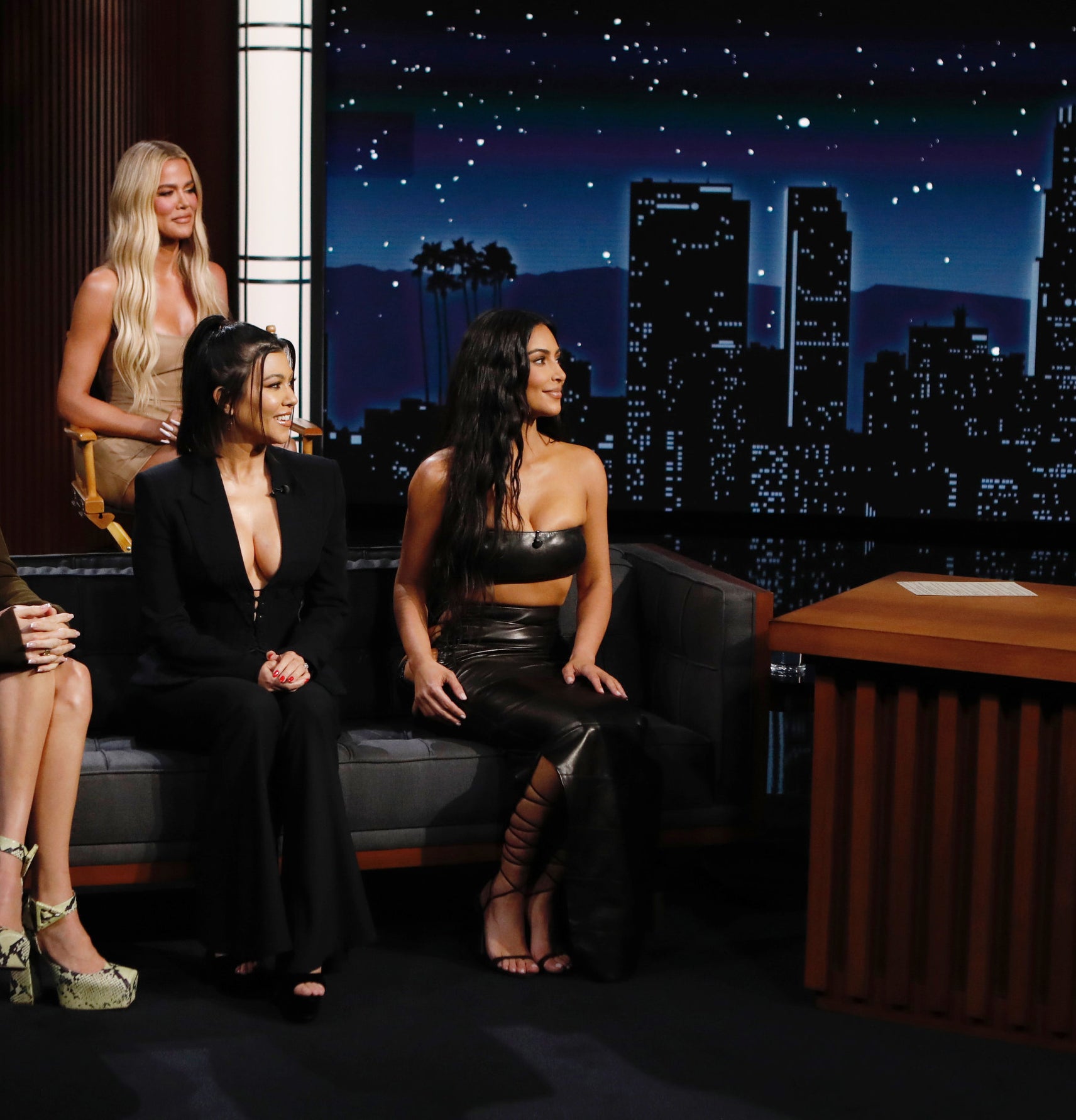 the Kardashians on a talk show
