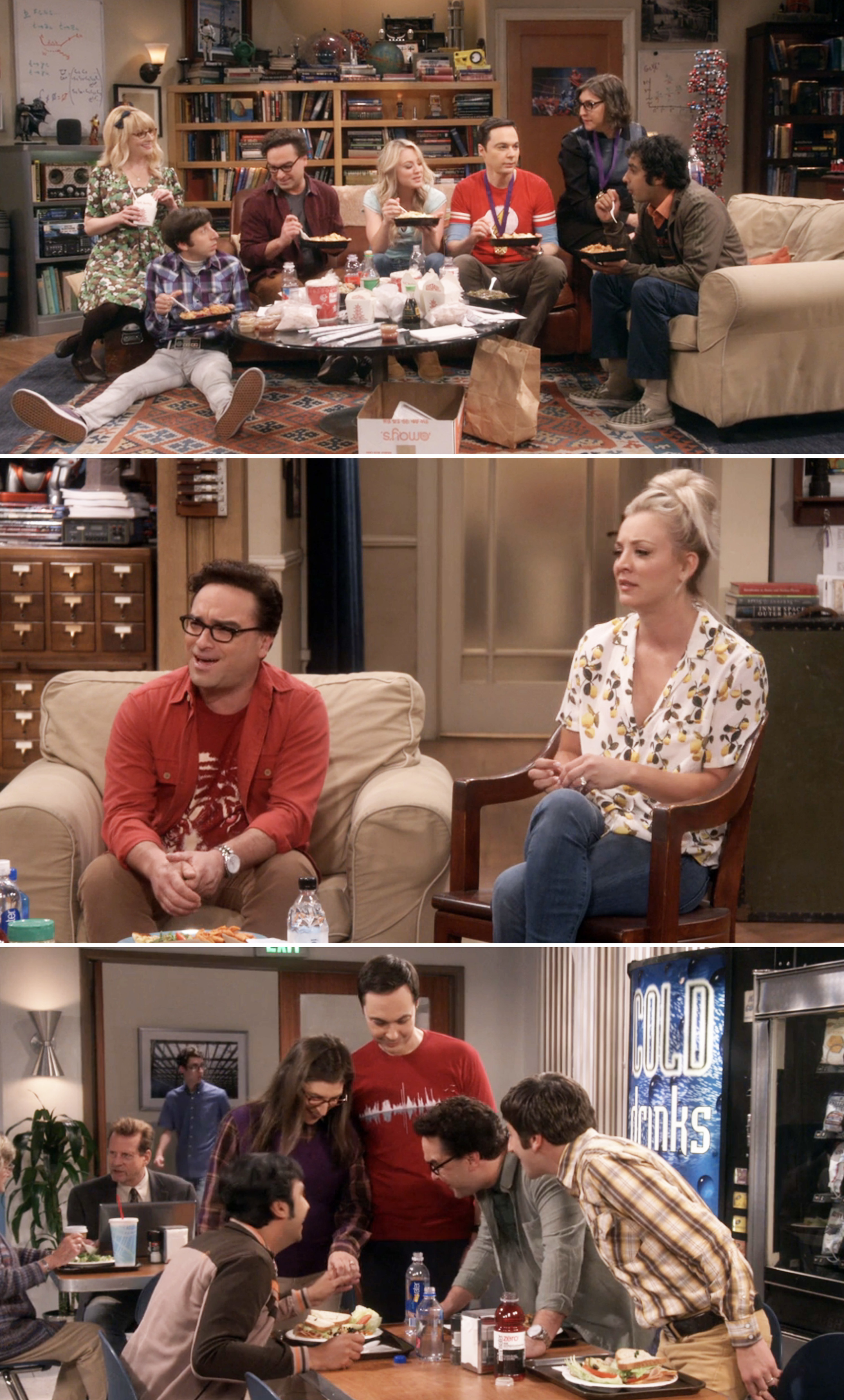 Scenes from The Big Bang Theory