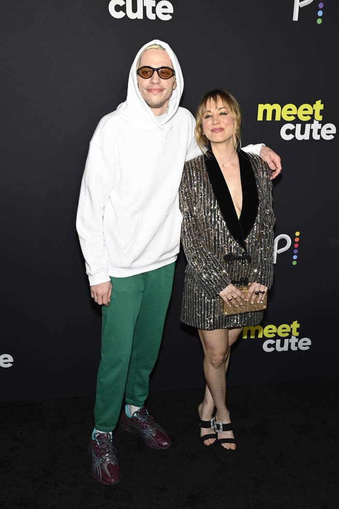 Kaley and Pete at the premiere