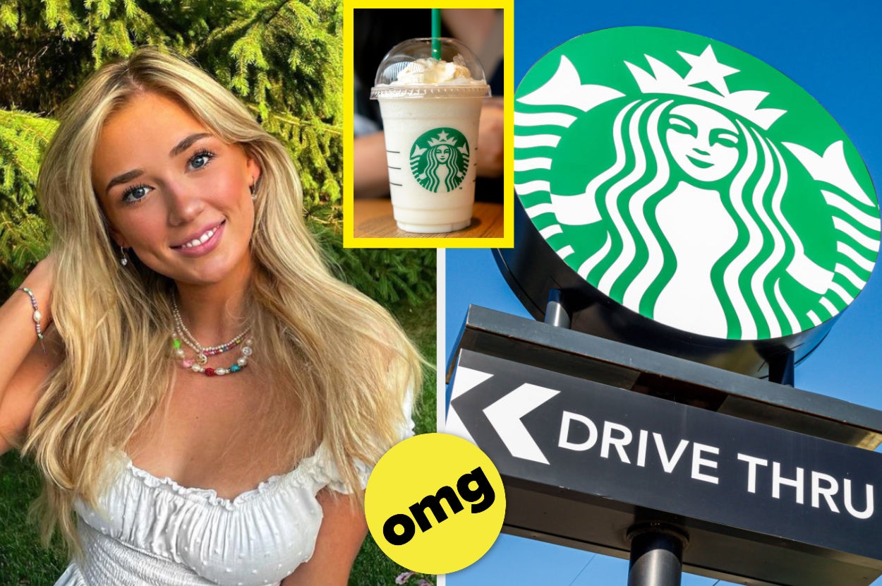 Girl At Starbucks