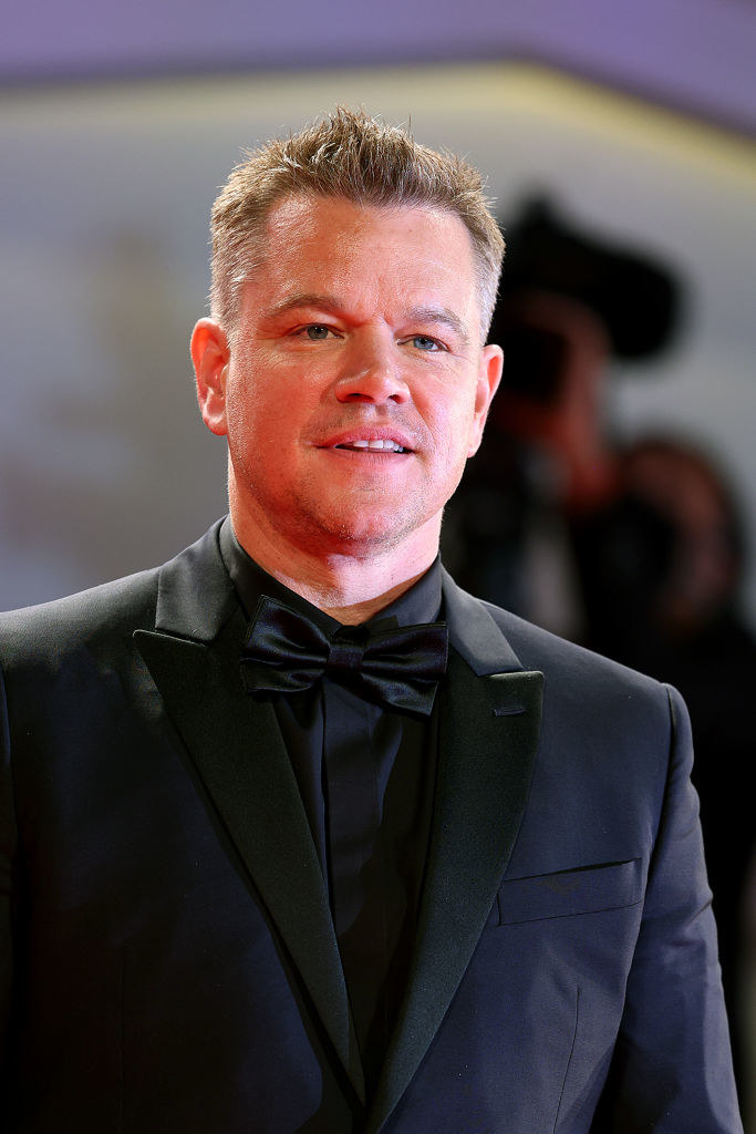 Closeup of Matt Damon