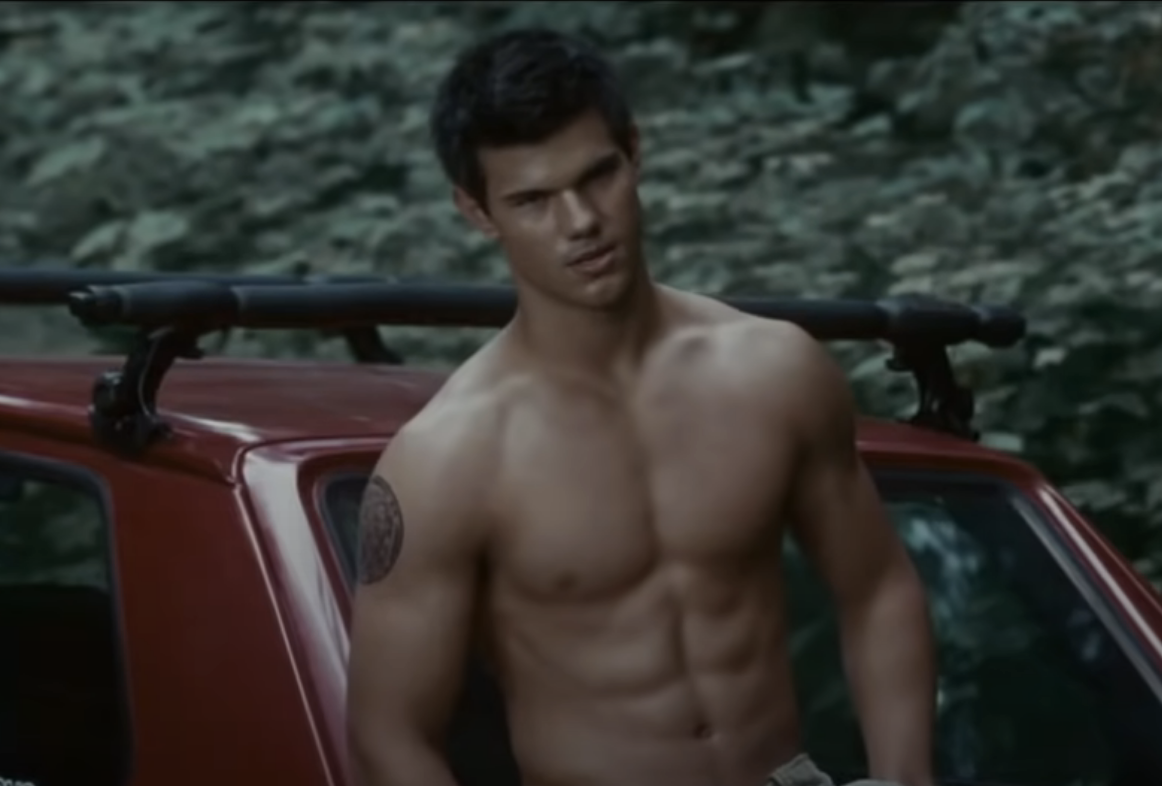 Taylor Lautner shirtless