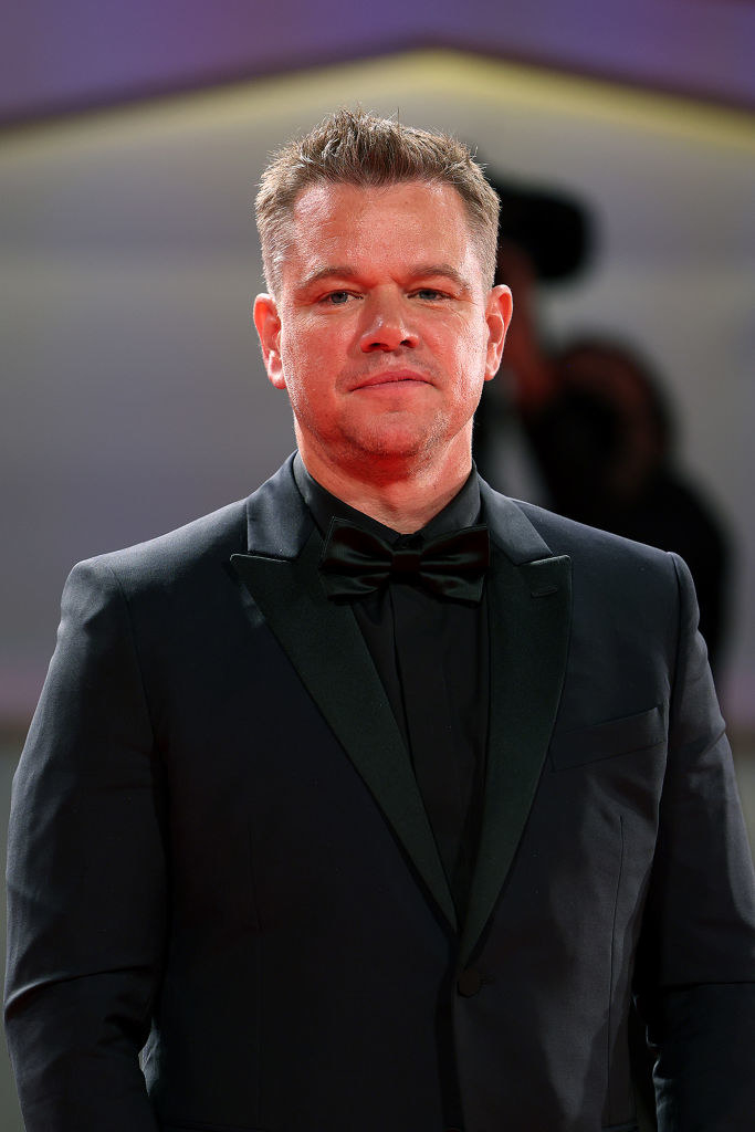 Closeup of Matt Damon