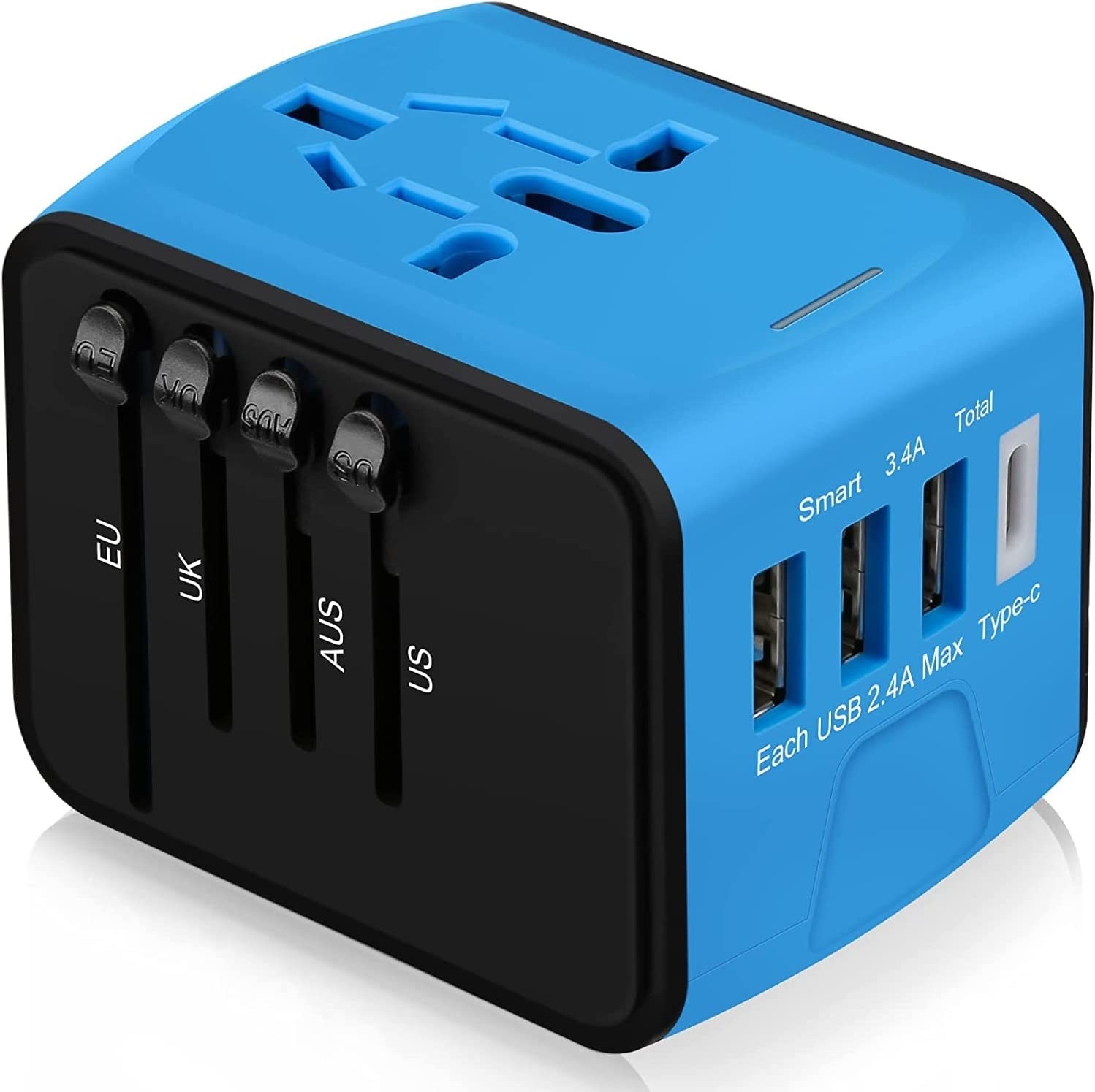 the cube power adapter with tons of slots on each side