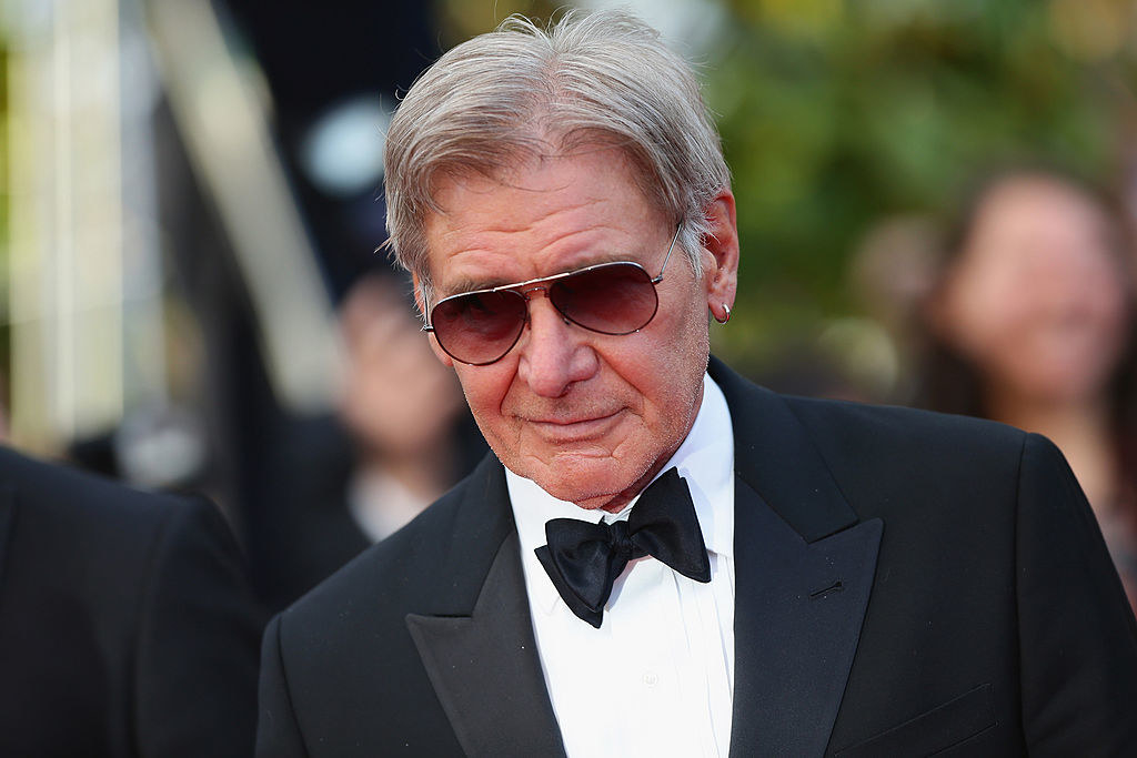 Closeup of Harrison Ford