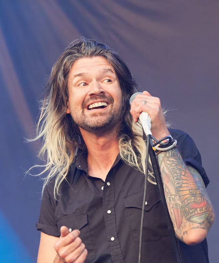 Adam Lazzara onstage