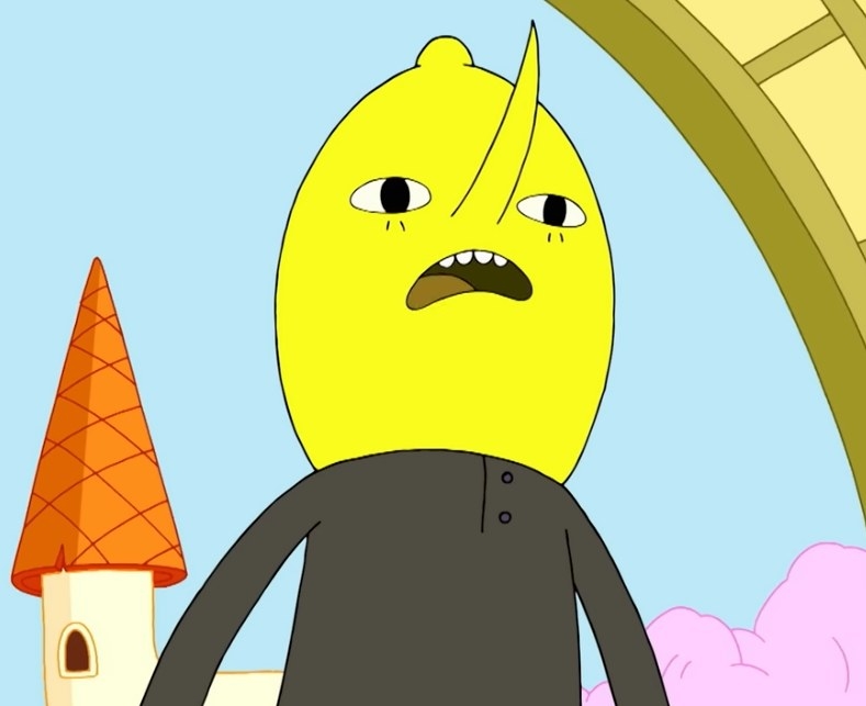 The Earl of Lemongrab shouting at his subjects