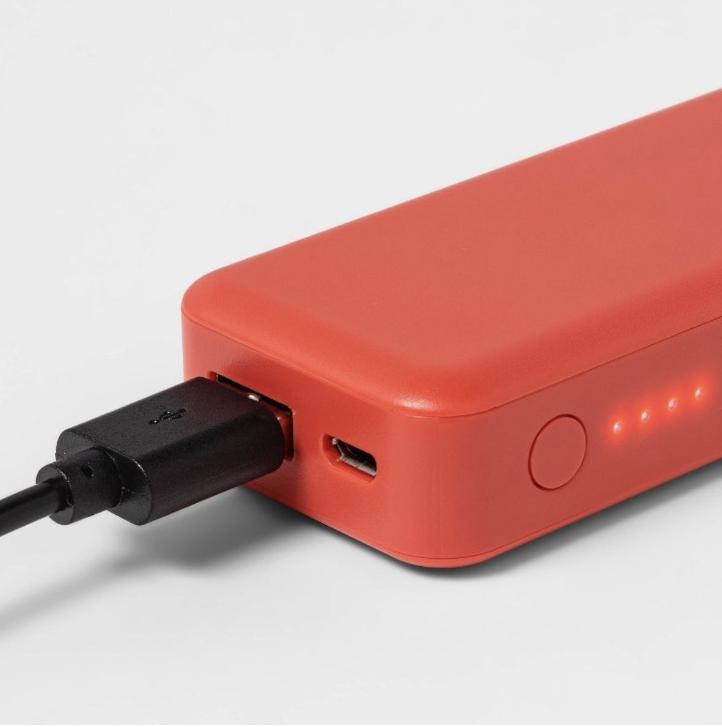 the charger in vibrant coral