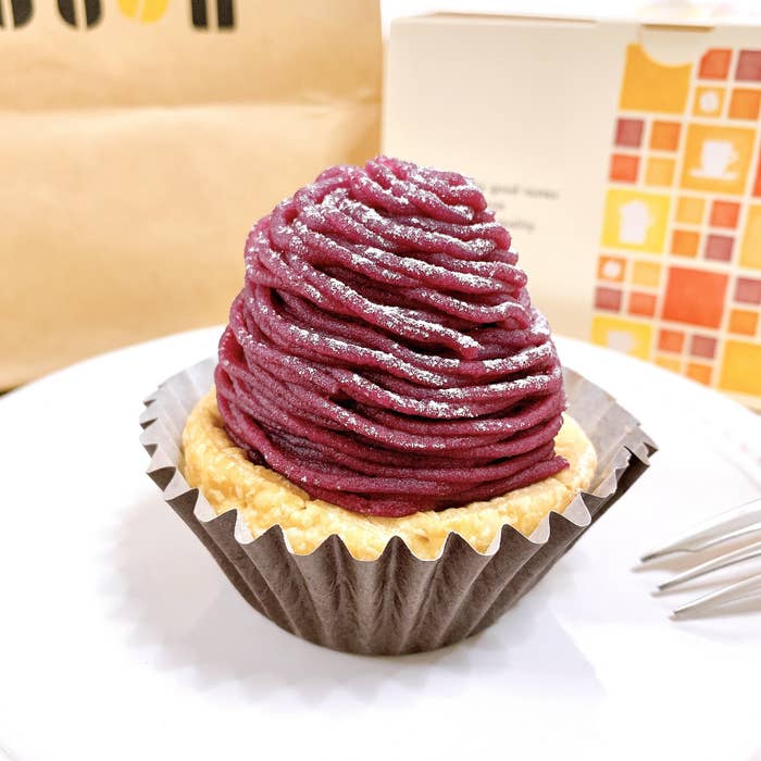 DOUTOR(ドトール)のおすすめのスイーツ「沖縄県産紅芋のモンブラン~ちゅら恋紅使用~」