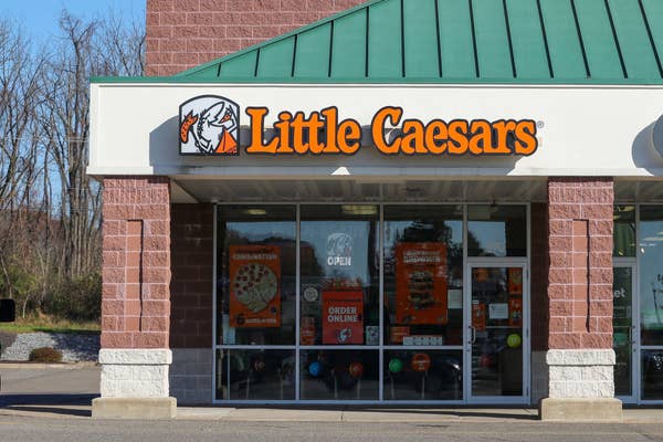 A Little Caesars pizza store.