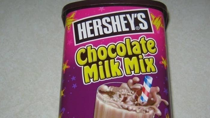 Hershey&#x27;s Chocolate Milk Mix.