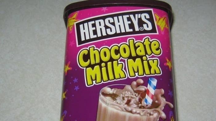 Hershey's Chocolate Milk Mix.