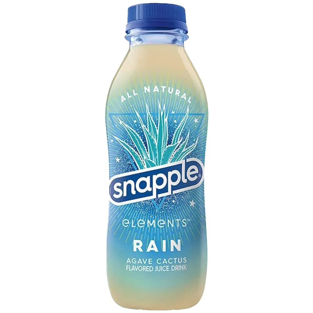 A bottle of Snapple Elements &quot;rain.&quot;