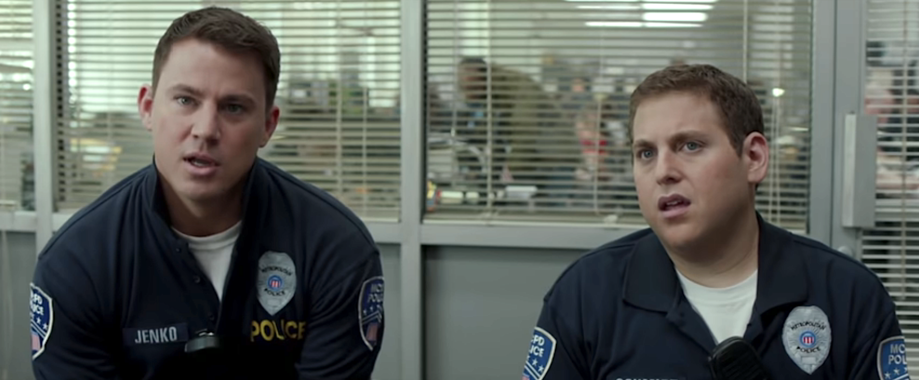 Channing Tatum and Jonah Hill as cops