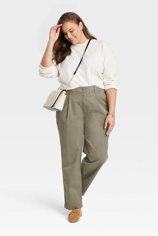 Hot Selling Spring Straight Tube Office Lady Casual Pants for