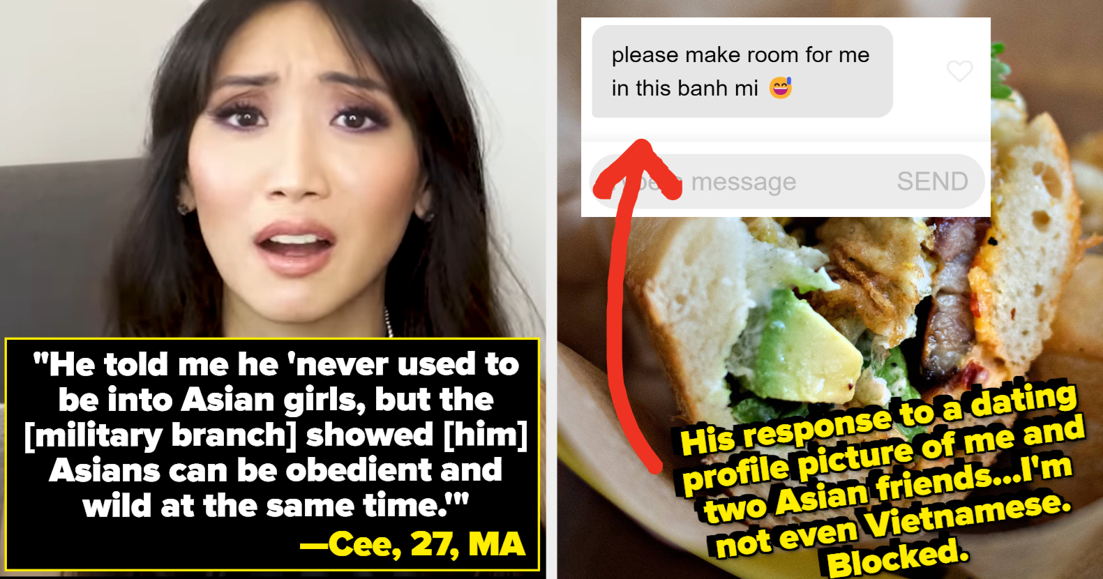 Asian Americans On Offensive Things Their Exes Said pic photo