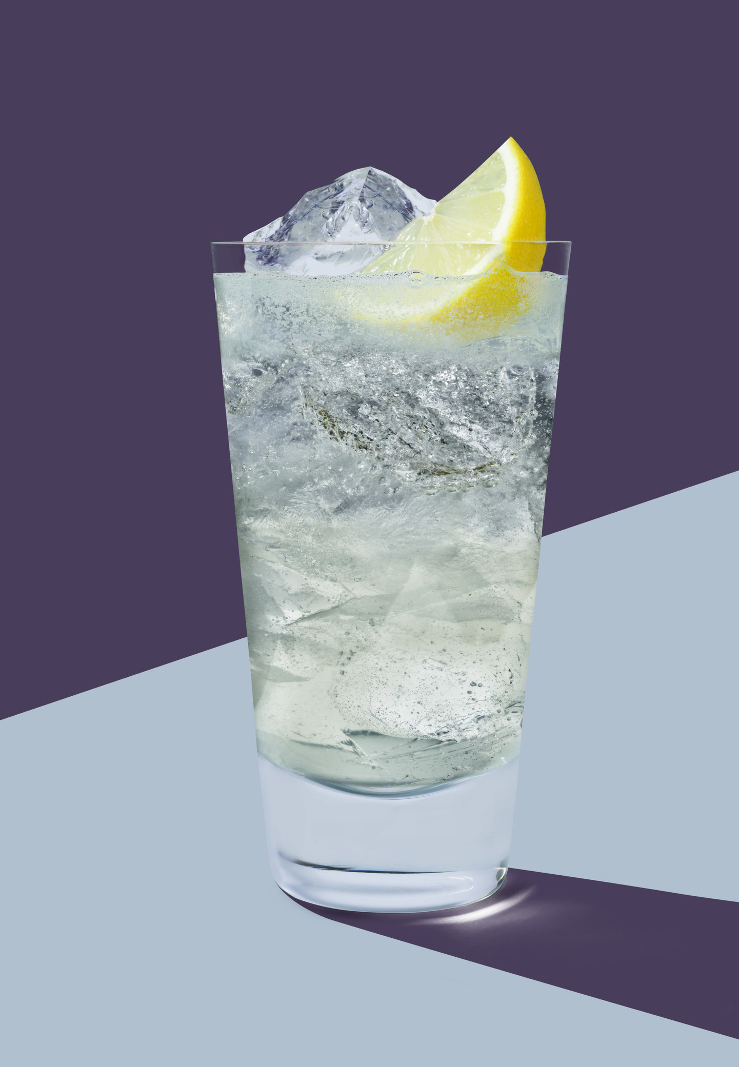 lemon in a glass of water