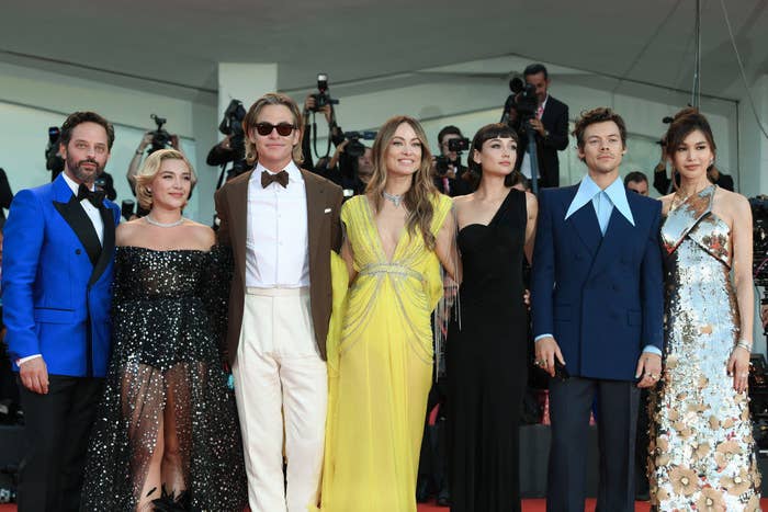 The cast of the film at the Venice Film Festival