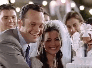 GIF from &quot;Wedding Crashers&quot; saying, &quot;Alright, let&#x27;s go, let&#x27;s go! Let&#x27;s make a memory!&quot;
