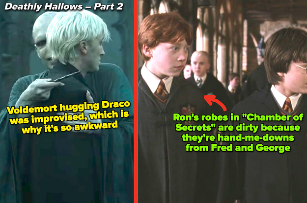 25 "Harry Potter" Movie Details That Prove Harry, Draco, And Everyone Else Are Really Just Regular Ol' People